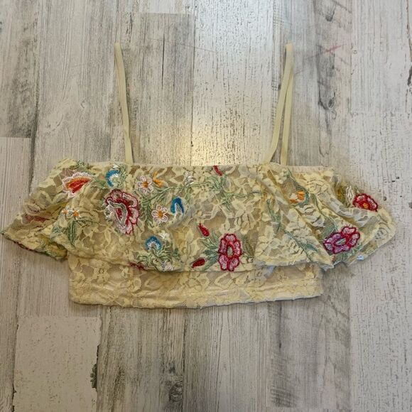 NWT Elli White Floral Top Small NWT - Picture 2 of 5